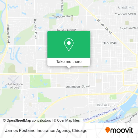 James Restaino Insurance Agency map