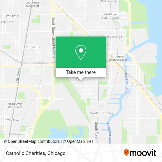 Catholic Charities map
