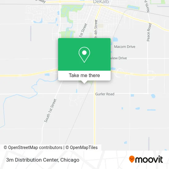 3m Distribution Center map