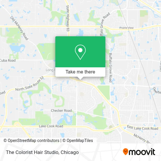 The Colorist Hair Studio map