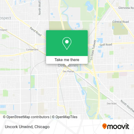Uncork Unwind map