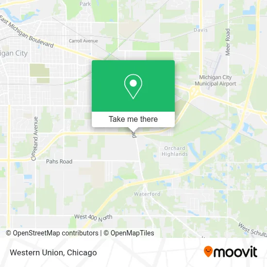 Western Union map