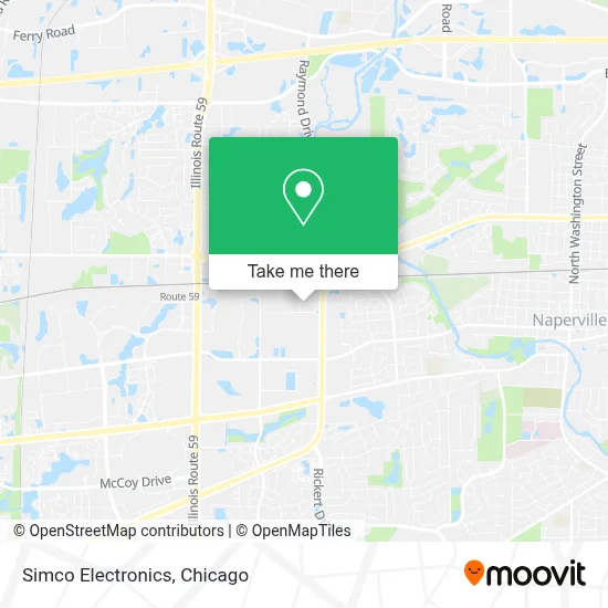 Simco Electronics map