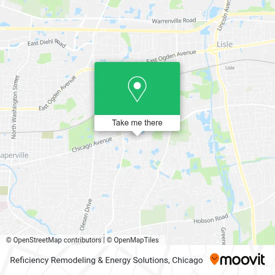 Reficiency Remodeling & Energy Solutions map