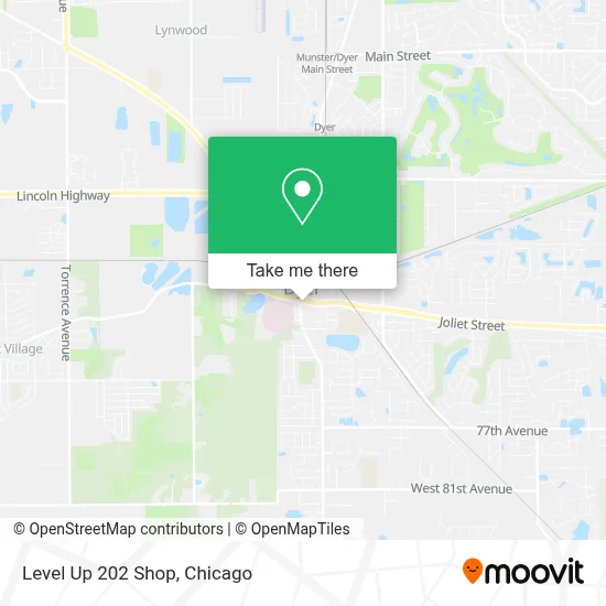 Level Up 202 Shop map
