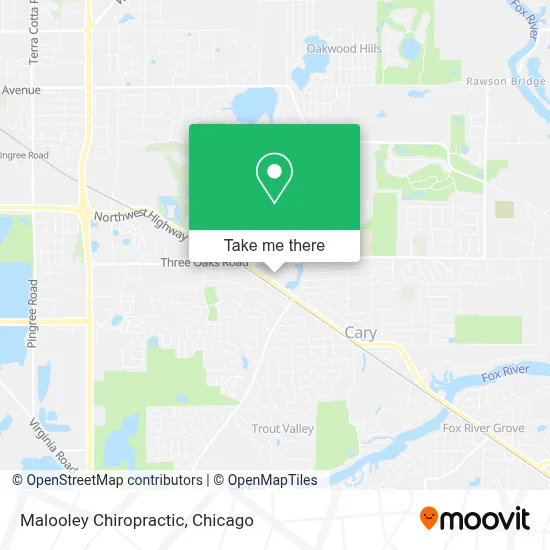 Malooley Chiropractic map