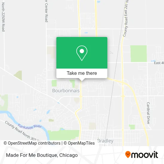 Made For Me Boutique map