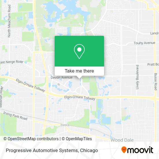 Progressive Automotive Systems map