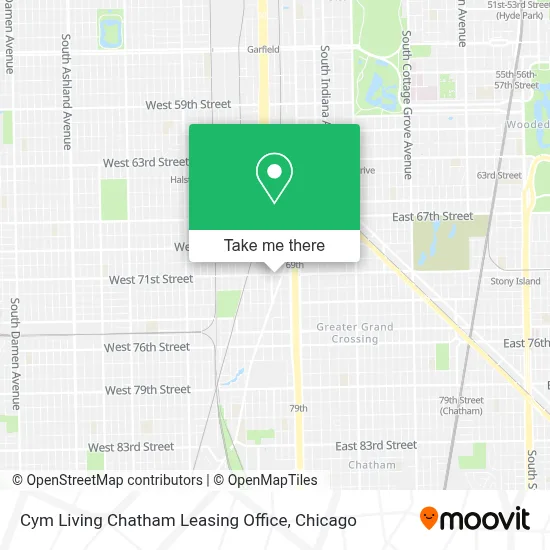 Cym Living Chatham Leasing Office map