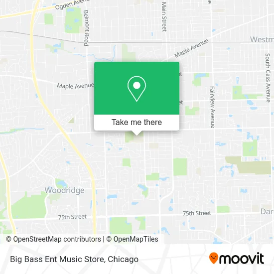 Big Bass Ent Music Store map