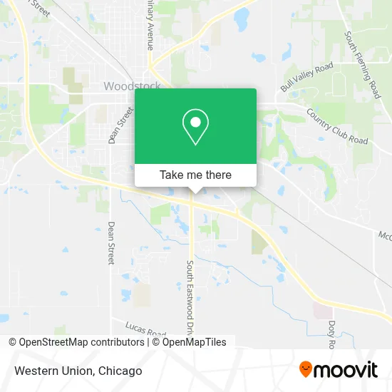 Western Union map