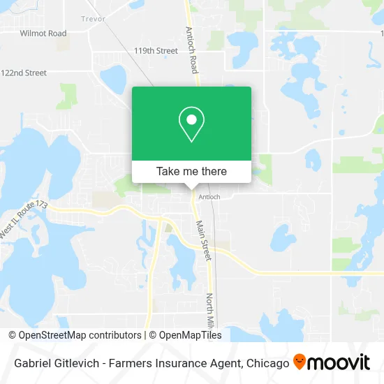 Gabriel Gitlevich - Farmers Insurance Agent map