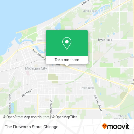 The Fireworks Store map