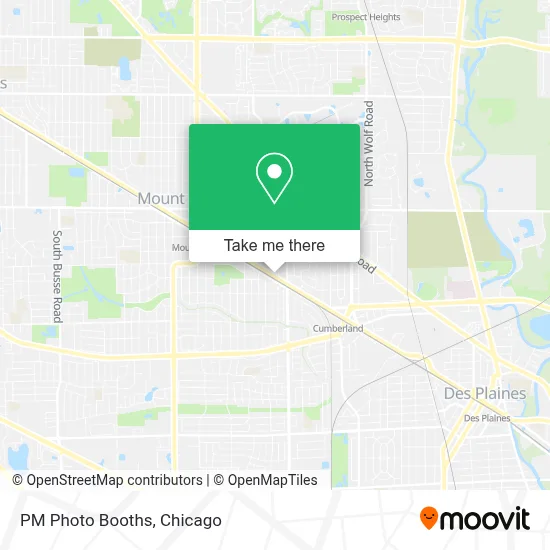 PM Photo Booths map