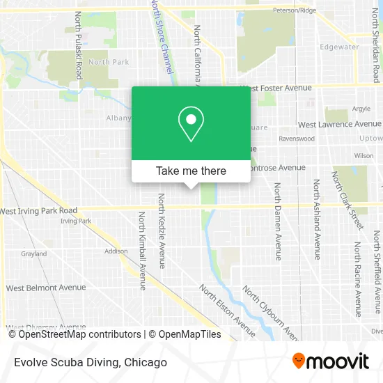 Evolve Scuba Diving map