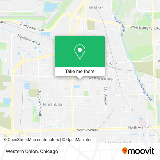 Western Union map