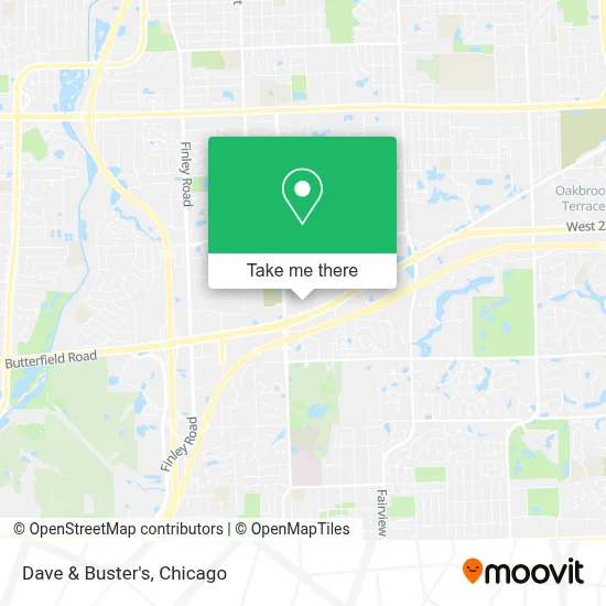 Dave & Buster's map