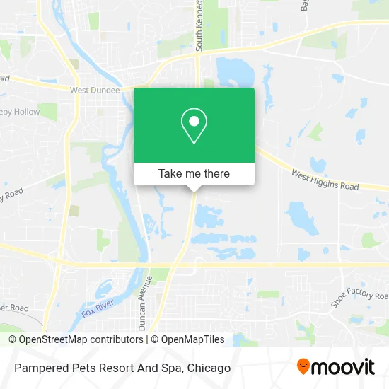 Pampered Pets Resort And Spa map