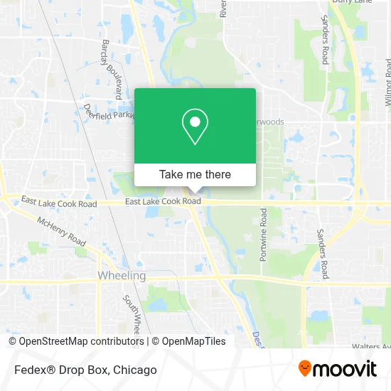 Fedex® Drop Box map