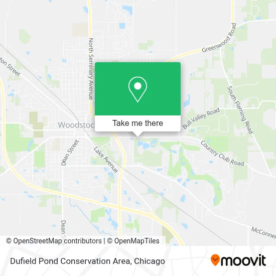 Dufield Pond Conservation Area map