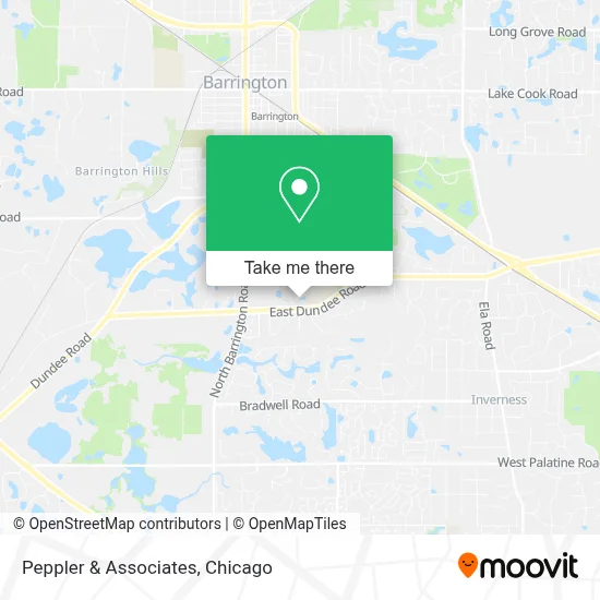 Peppler & Associates map