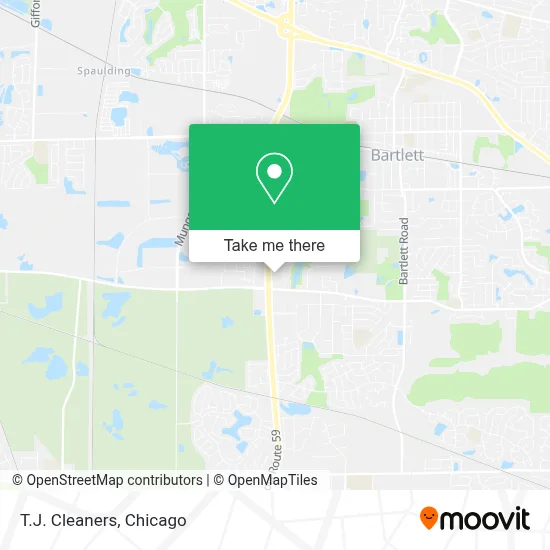 T.J. Cleaners map
