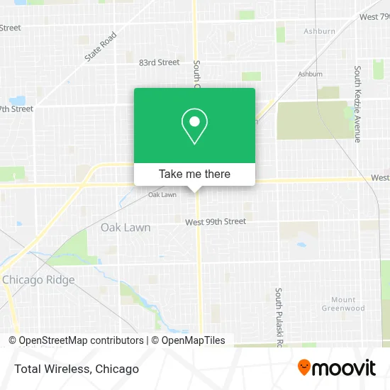 Total Wireless map