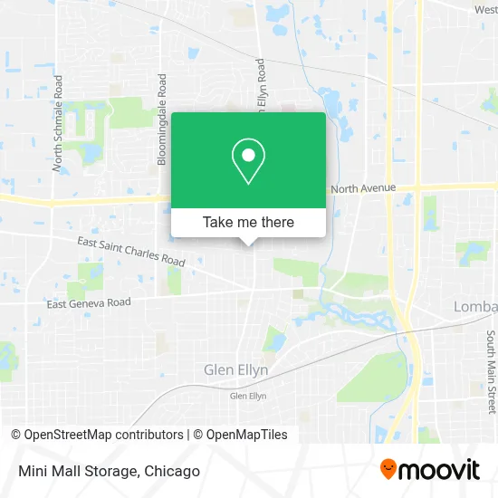 Mini Mall Storage map