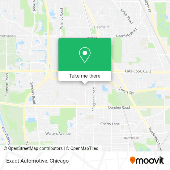 Exact Automotive map