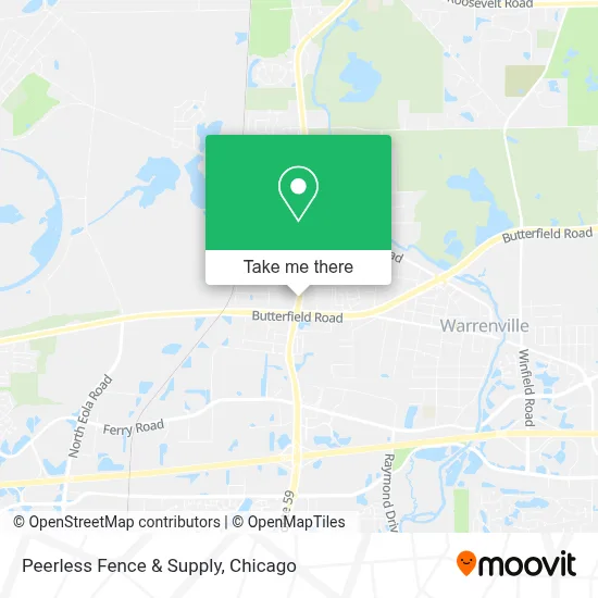 Peerless Fence & Supply map