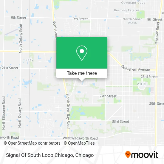 Signal Of South Loop Chicago map