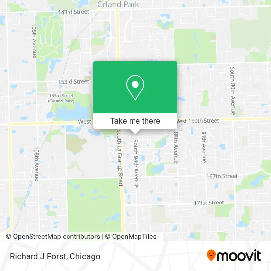 Richard J Forst map