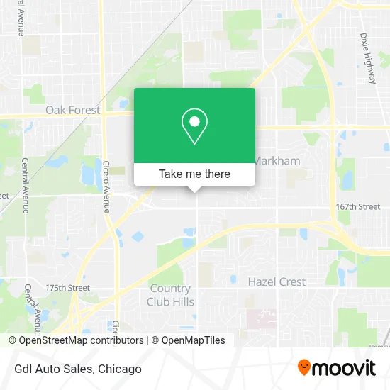 Gdl Auto Sales map