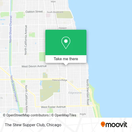 The Stew Supper Club map
