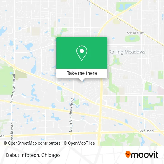 Debut Infotech map