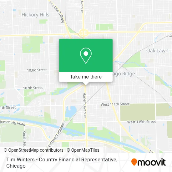 Tim Winters - Country Financial Representative map