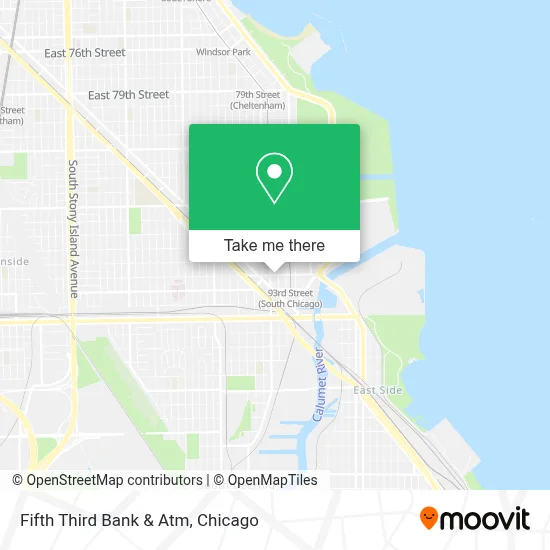Fifth Third Bank & Atm map