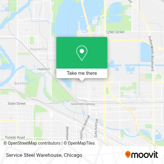Service Steel Warehouse map