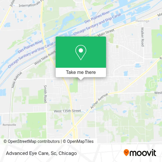 Advanced Eye Care, Sc map