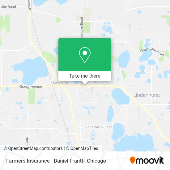 Farmers Insurance - Daniel Frantti map