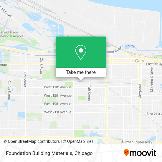 Foundation Building Materials map