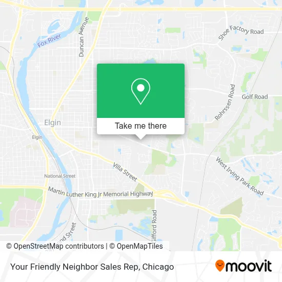Your Friendly Neighbor Sales Rep map