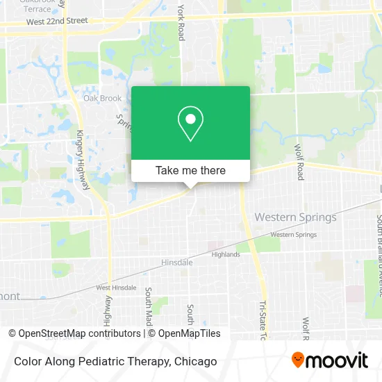 Color Along Pediatric Therapy map