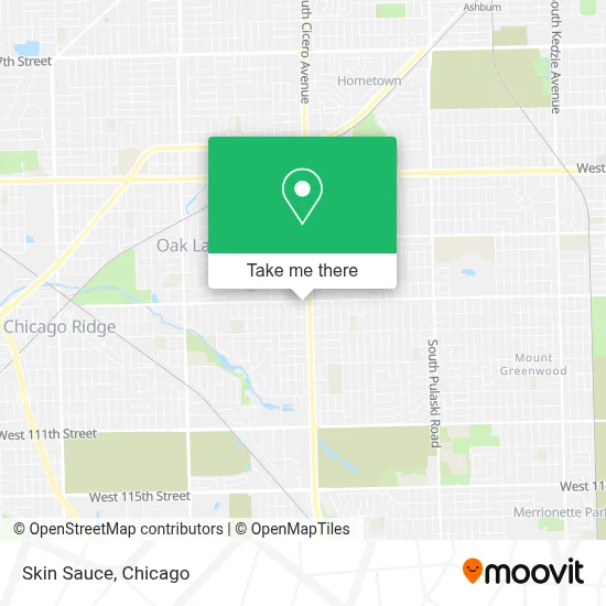 Skin Sauce map