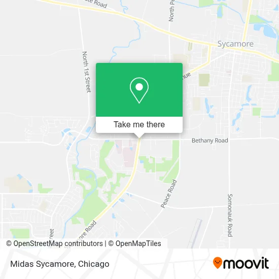 Midas Sycamore map