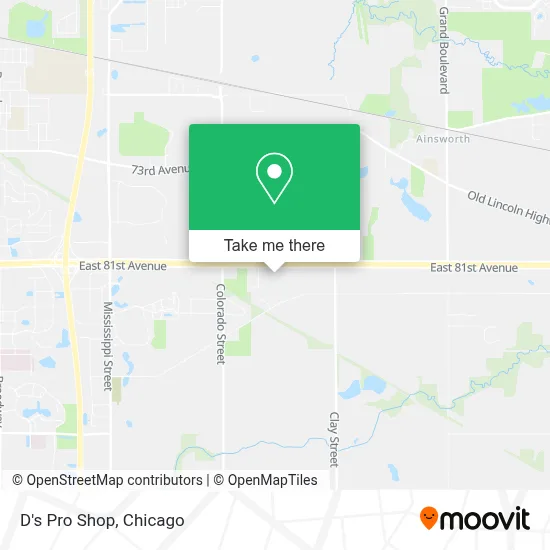 D's Pro Shop map