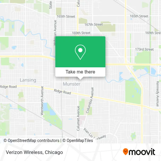Verizon Wireless map