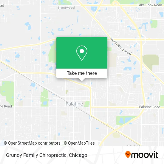 Grundy Family Chiropractic map