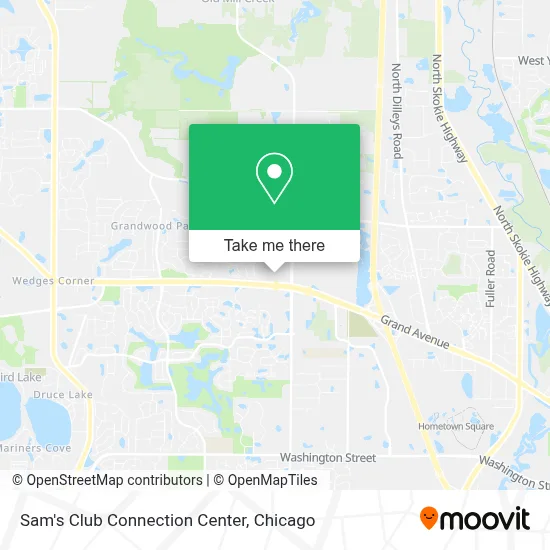 Sam's Club Connection Center map