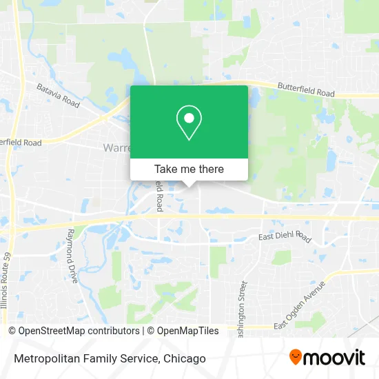 Metropolitan Family Service map